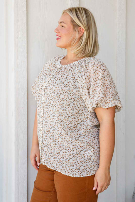 Fancy Me Floral Button Down - Liarian Unlimited Boutique