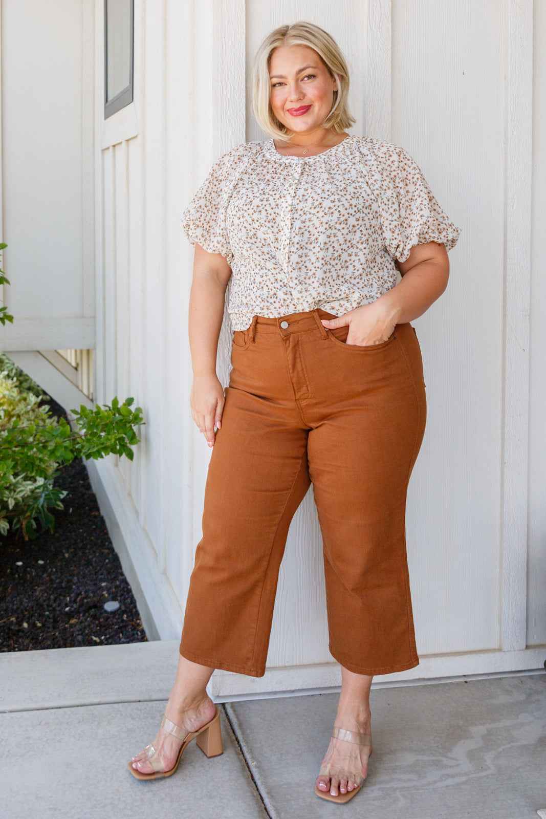 Fancy Me Floral Button Down - Liarian Unlimited Boutique