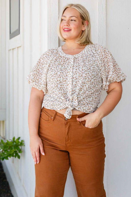 Fancy Me Floral Button Down - Liarian Unlimited Boutique