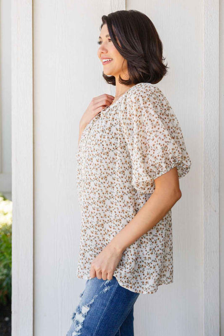 Fancy Me Floral Button Down - Liarian Unlimited Boutique
