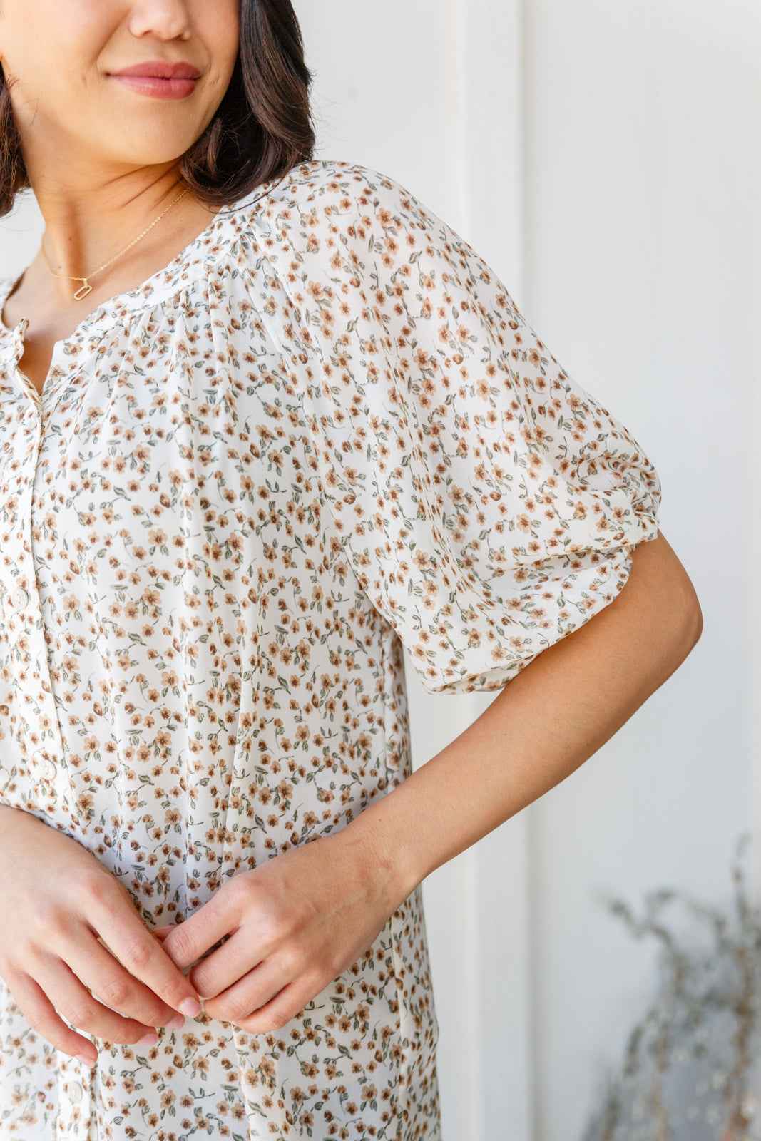 Fancy Me Floral Button Down - Liarian Unlimited Boutique