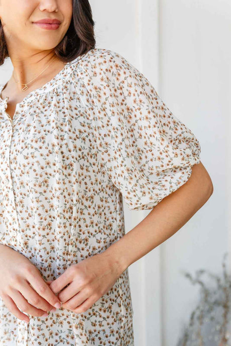 Fancy Me Floral Button Down - Liarian Unlimited Boutique