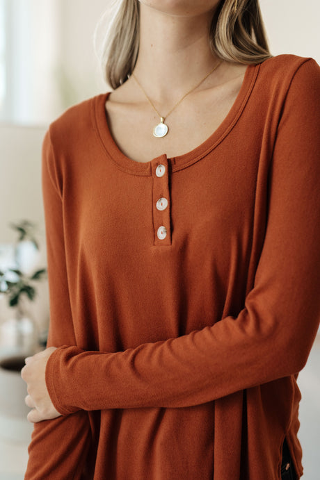 Top de cuello redondo Feeling Better
