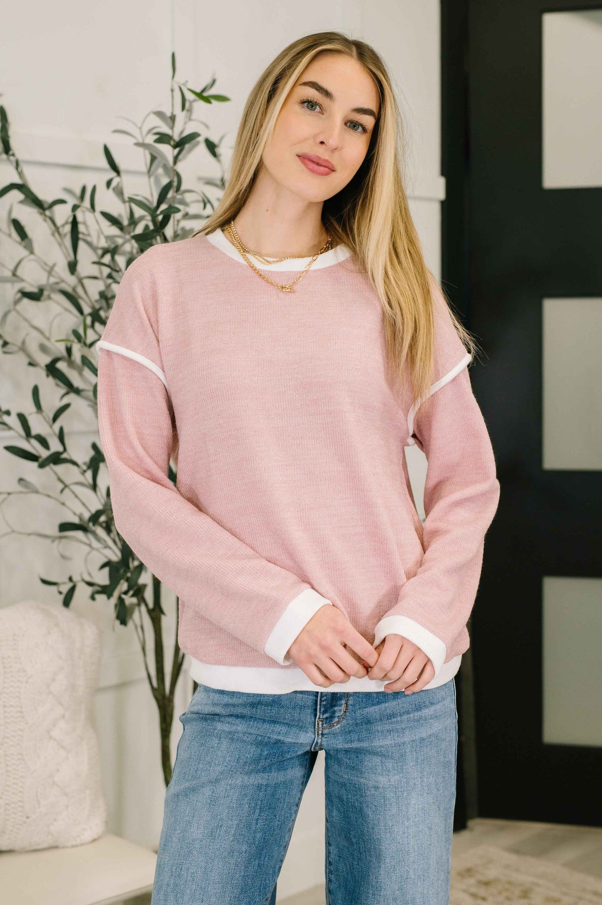 Feeling Restless Textured Drop Shoulder Top