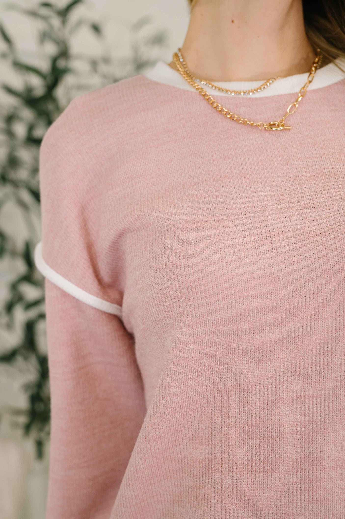 Feeling Restless Textured Drop Shoulder Top