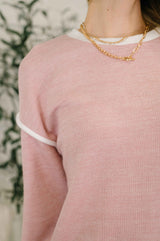 Feeling Restless Textured Drop Shoulder Top