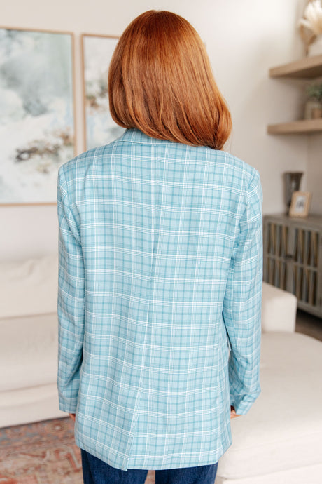 Fetch My Briefcase Plaid Blazer - Liarian Unlimited Boutique