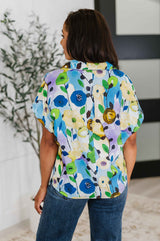 Fielding Questions Floral Top