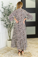 Fiercely Feminine Leopard Print Maxi Dress - Liarian Unlimited Boutique