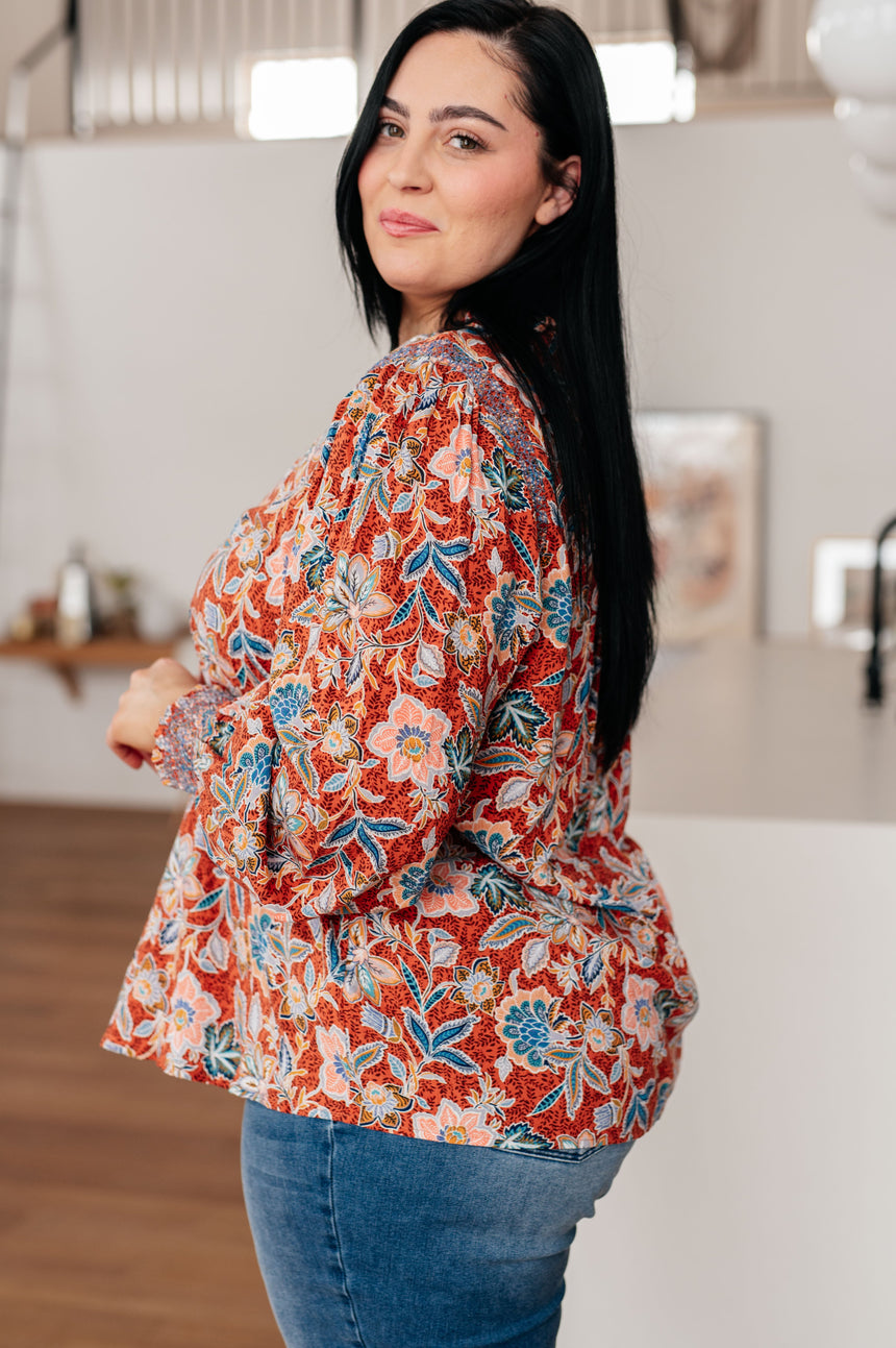 Blusa Floral Delight