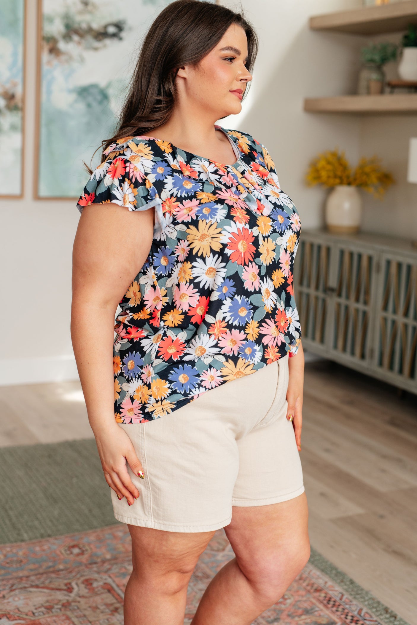 Flower Power Floral Top - Liarian Unlimited Boutique