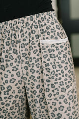 Follow the Flow Wide Leg Leopard Print Bottoms