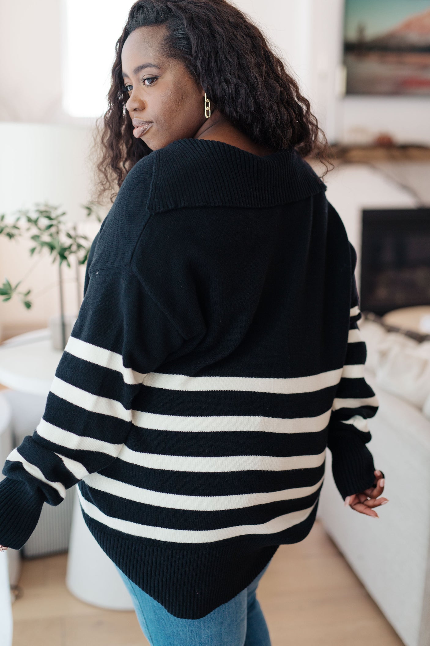 From Here On Out Striped Sweater - Liarian Unlimited Boutique