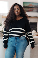 From Here On Out Striped Sweater - Liarian Unlimited Boutique