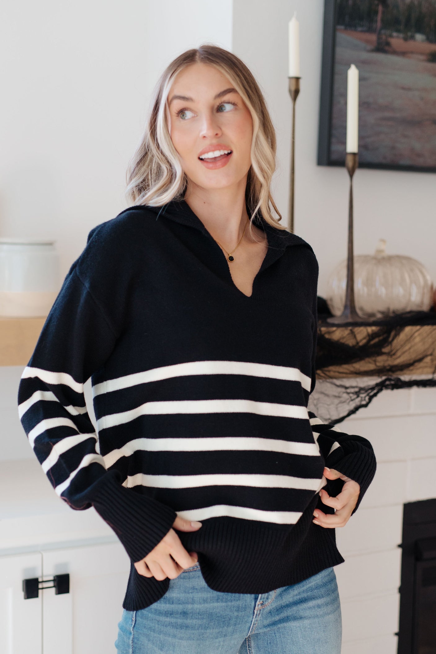 From Here On Out Striped Sweater - Liarian Unlimited Boutique
