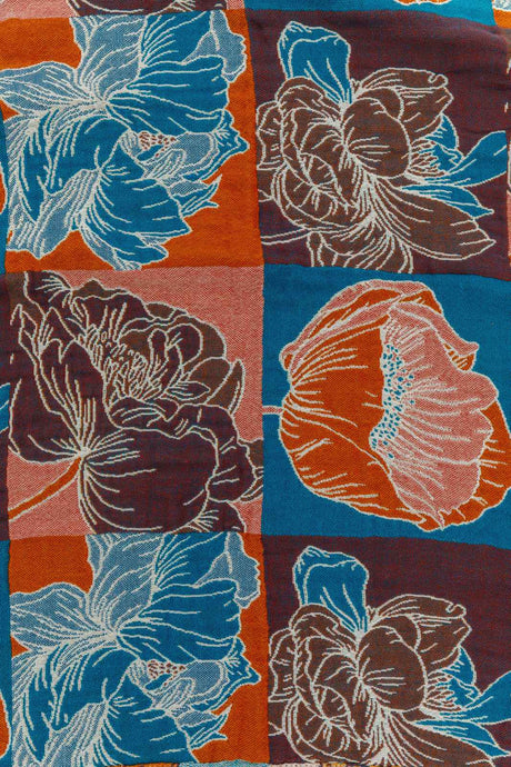 Luxury Beach Towel in Block Floral - Liarian Unlimited Boutique