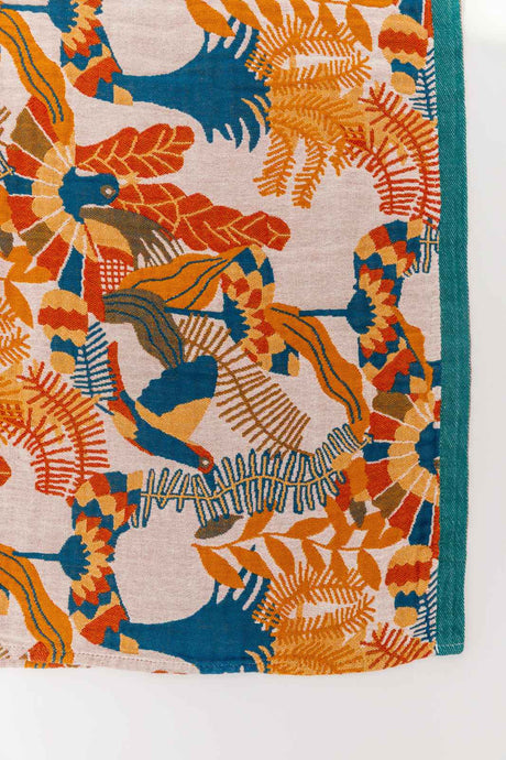 Luxury Beach Towel in Bird Of Paradise - Liarian Unlimited Boutique
