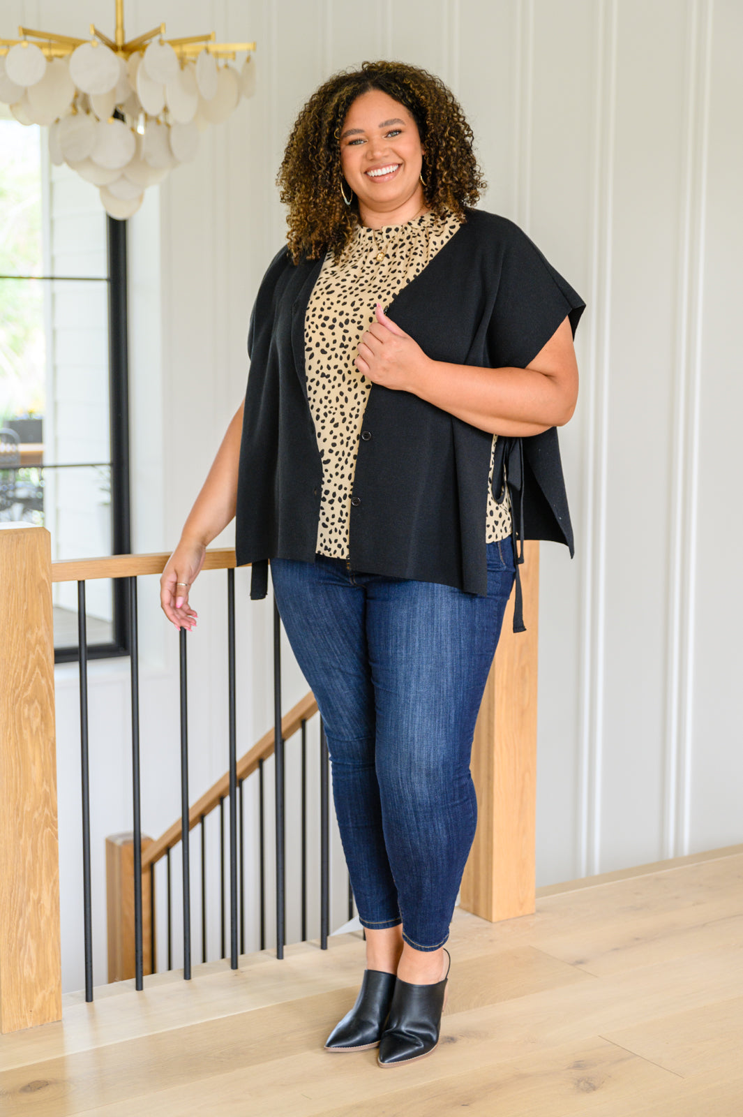 Pantalones vaqueros ajustados Georgia Back Yoke con bolsillo para el móvil