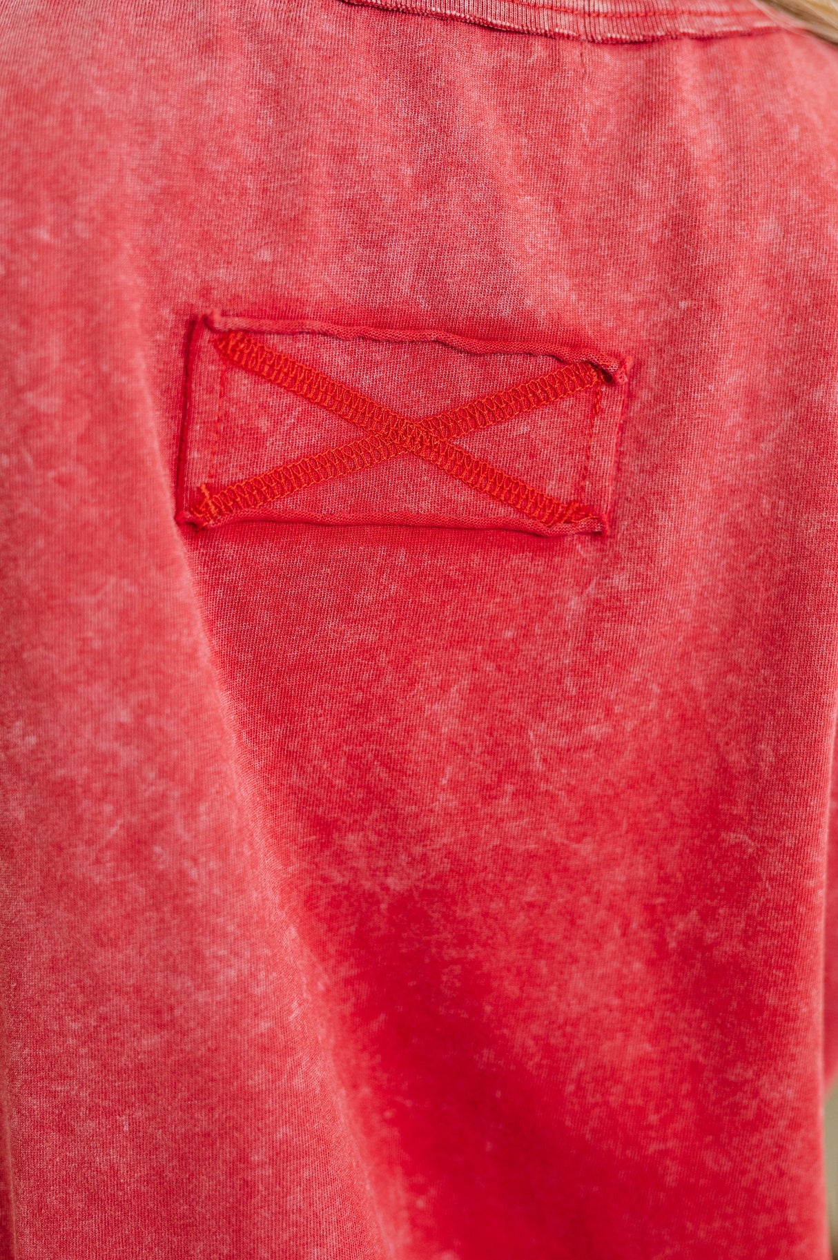 Camiseta sin mangas con cuello en V Get it Right y lavado mineral