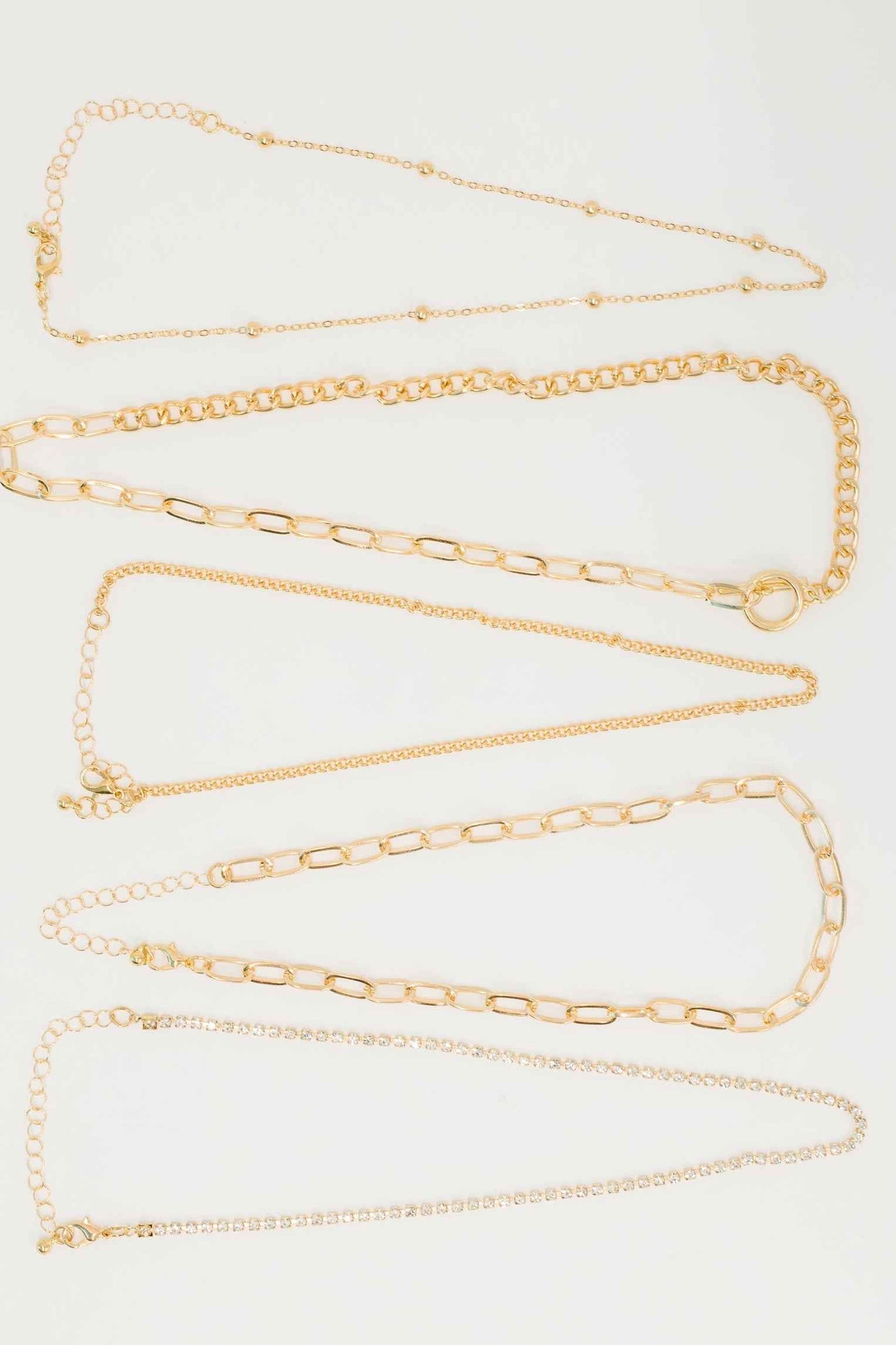 Golden Hour Links Everyday Set in Gold