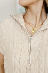 Chaleco de punto trenzado Golf At Four