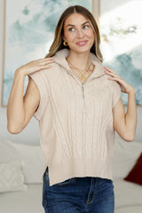 Chaleco de punto trenzado Golf At Four