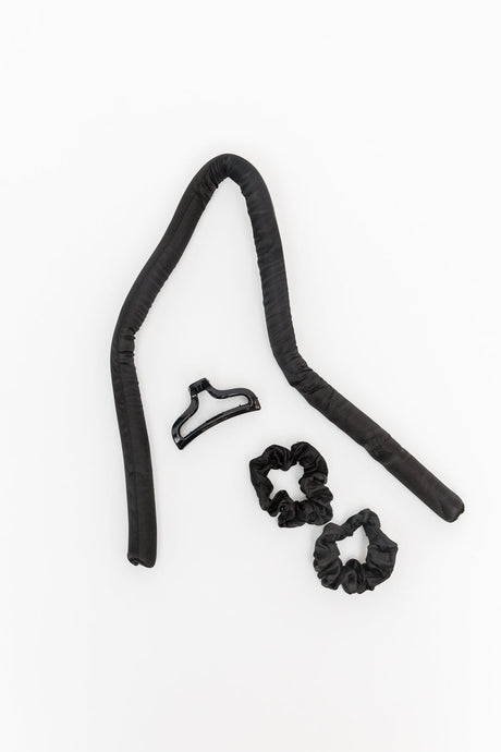 Set de rizado sin calor Got Your Back en negro