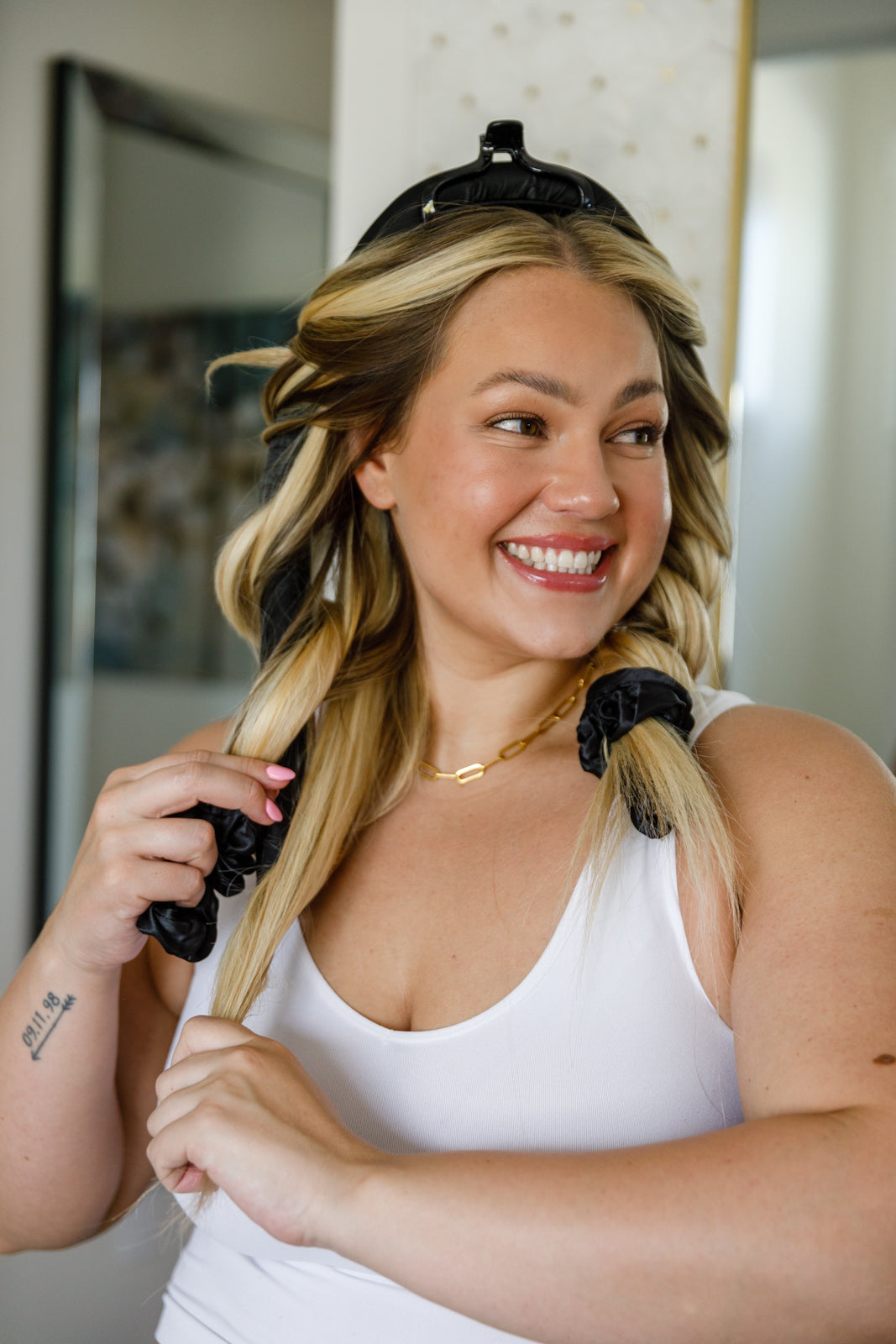 Set de rizado sin calor Got Your Back en negro