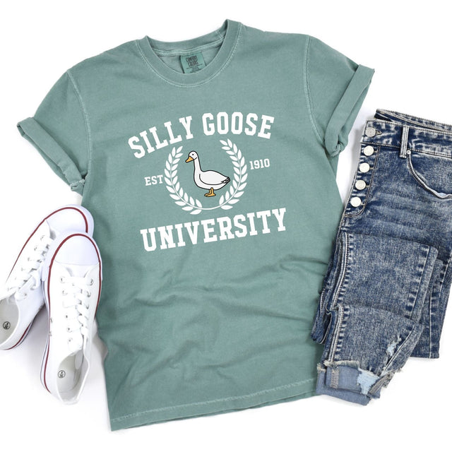Silly Goose University Graphic Tee - Liarian Unlimited Boutique
