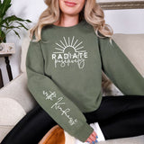 Sudadera con gráfico Radiate Positivity en tres colores 