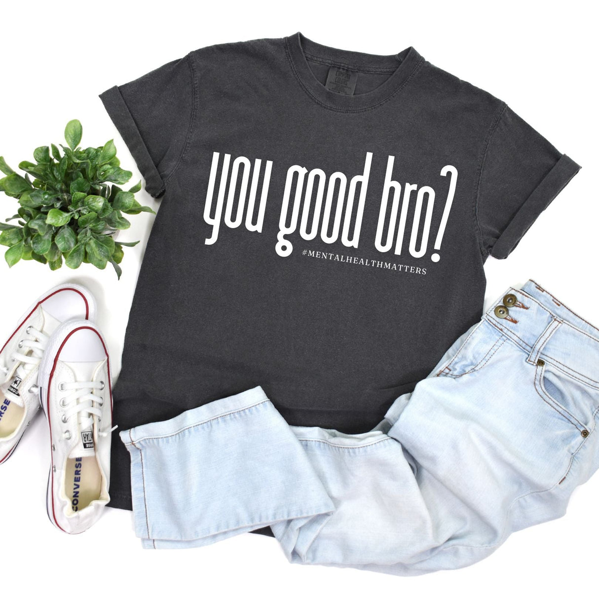 Camiseta gráfica "¿Estás bien, hermano?"