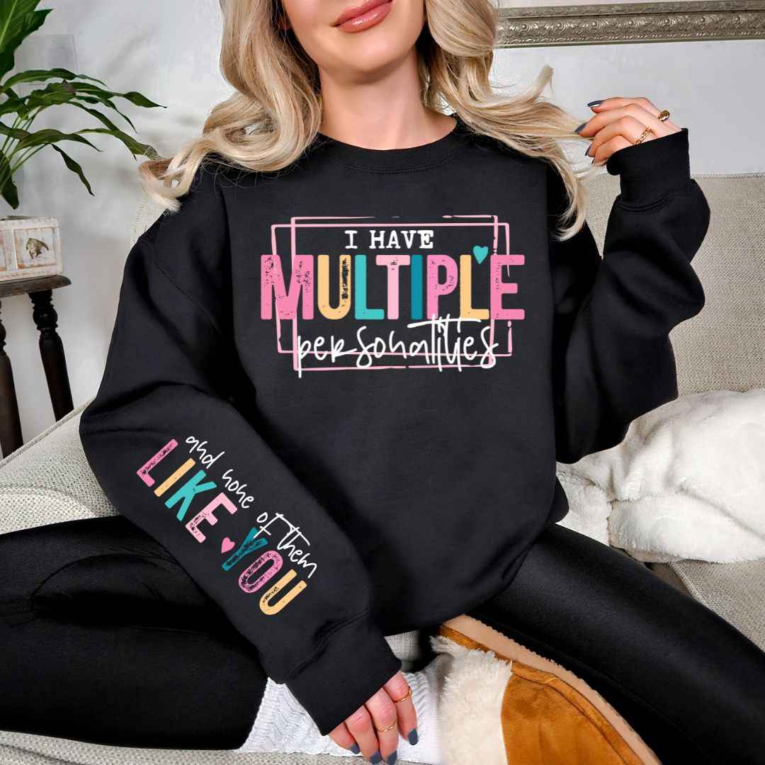 Multiple Personalities Sweatshirt in Three Colors - Liarian Unlimited Boutique