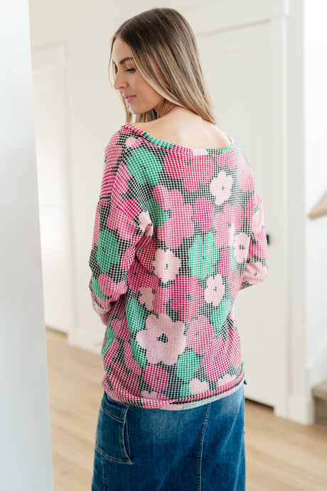 Group Chat Floral Top - Liarian Unlimited Boutique