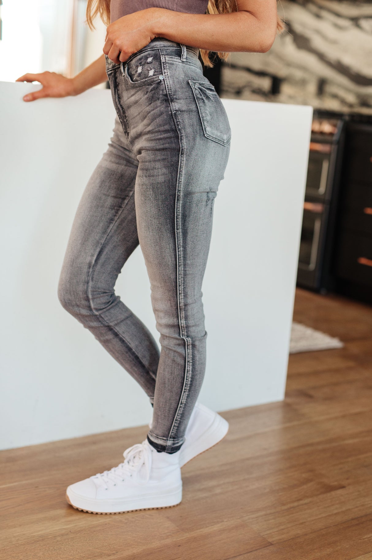 Hadley High Rise Control Top Release Hem Skinny - Liarian Unlimited Boutique