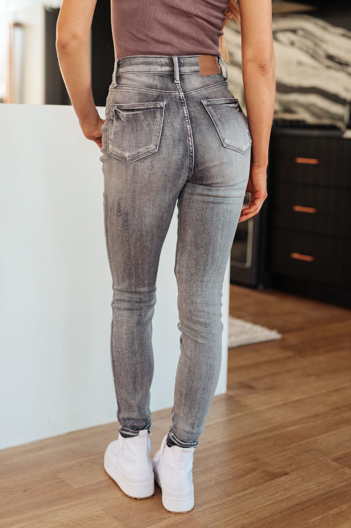 Hadley High Rise Control Top Release Hem Skinny - Liarian Unlimited Boutique