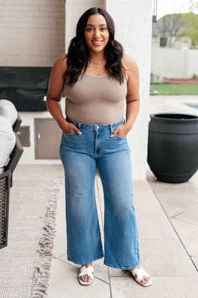 Hayes High Rise Wide Leg Crop Jeans - Liarian Unlimited Boutique
