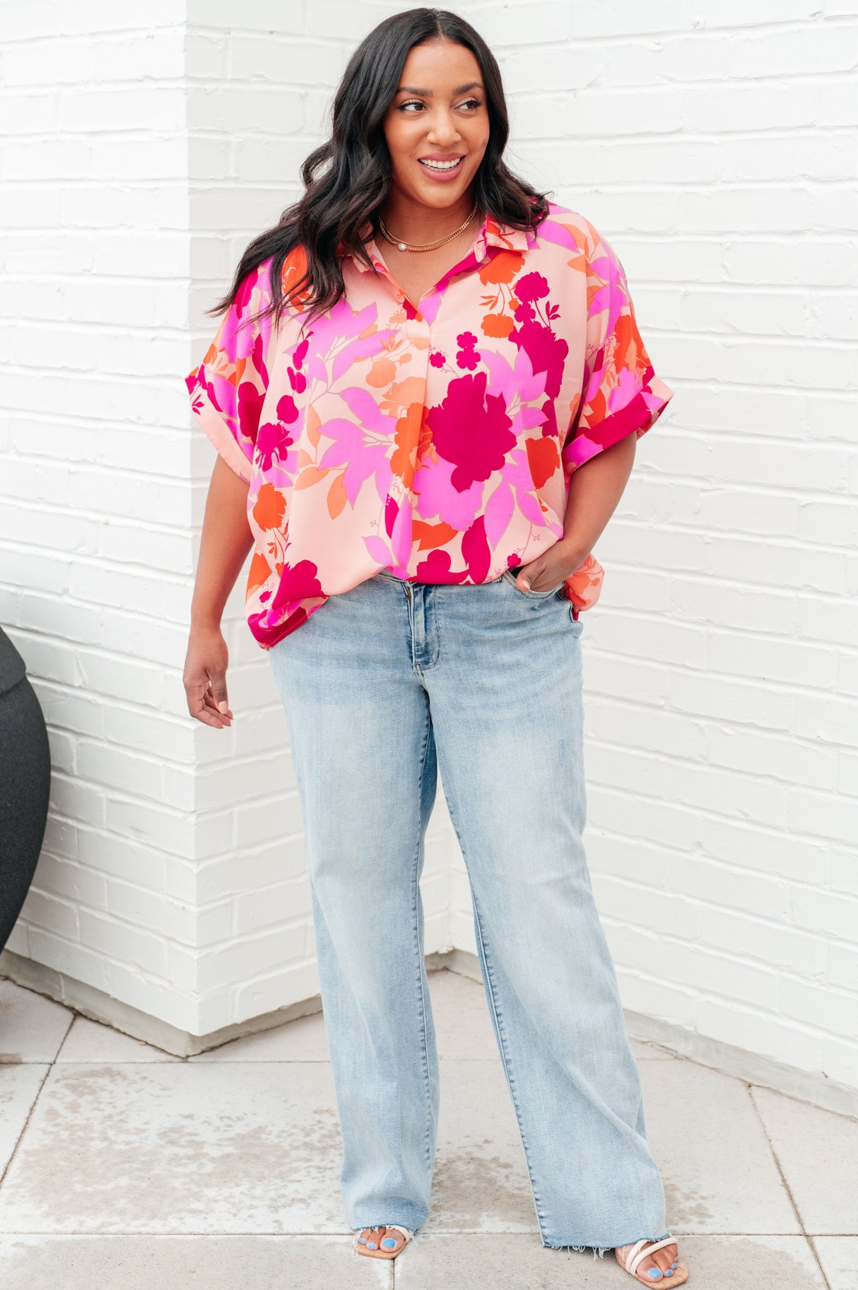 Blusa relajada Hazy Cosmic Jive