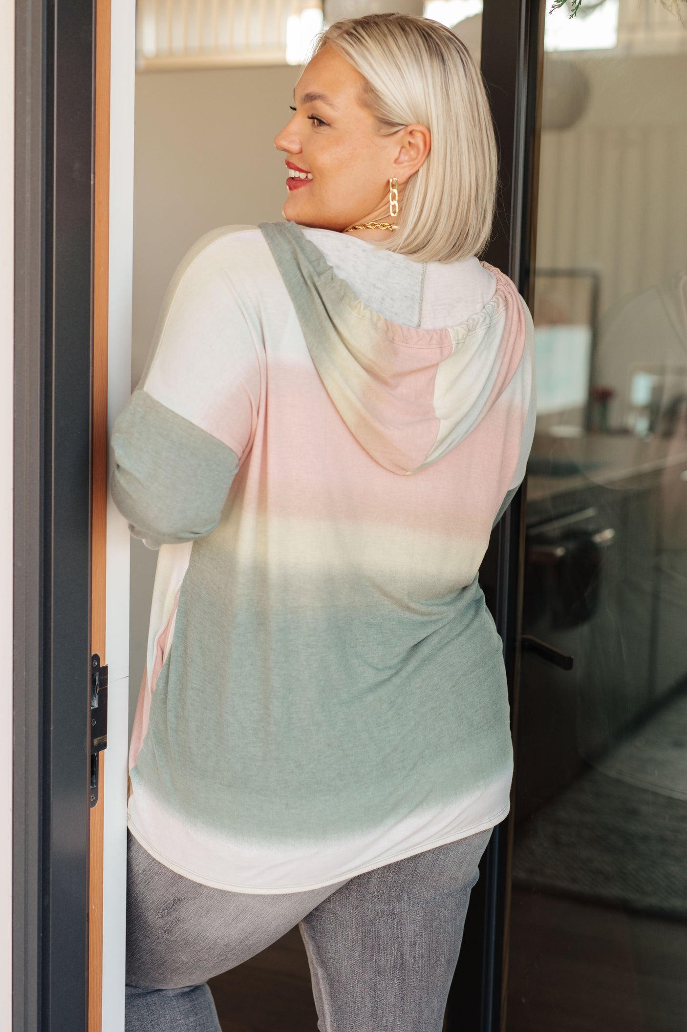 Hazy Horizon Ombre Hoodie - Liarian Unlimited Boutique