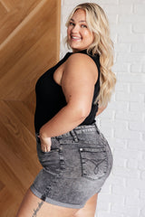 Body con cremallera y canalé Higher and High