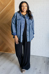 Mono de pierna ancha Hilary en negro