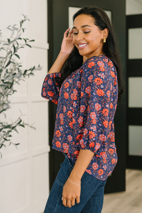 Blusa babydoll floral hasta ahora desconocida