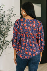 Blusa babydoll floral hasta ahora desconocida
