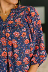 Blusa babydoll floral hasta ahora desconocida