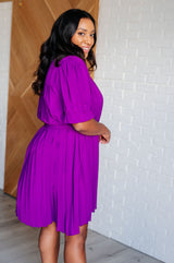 Vestido plisado "Sujétame y apriétame"