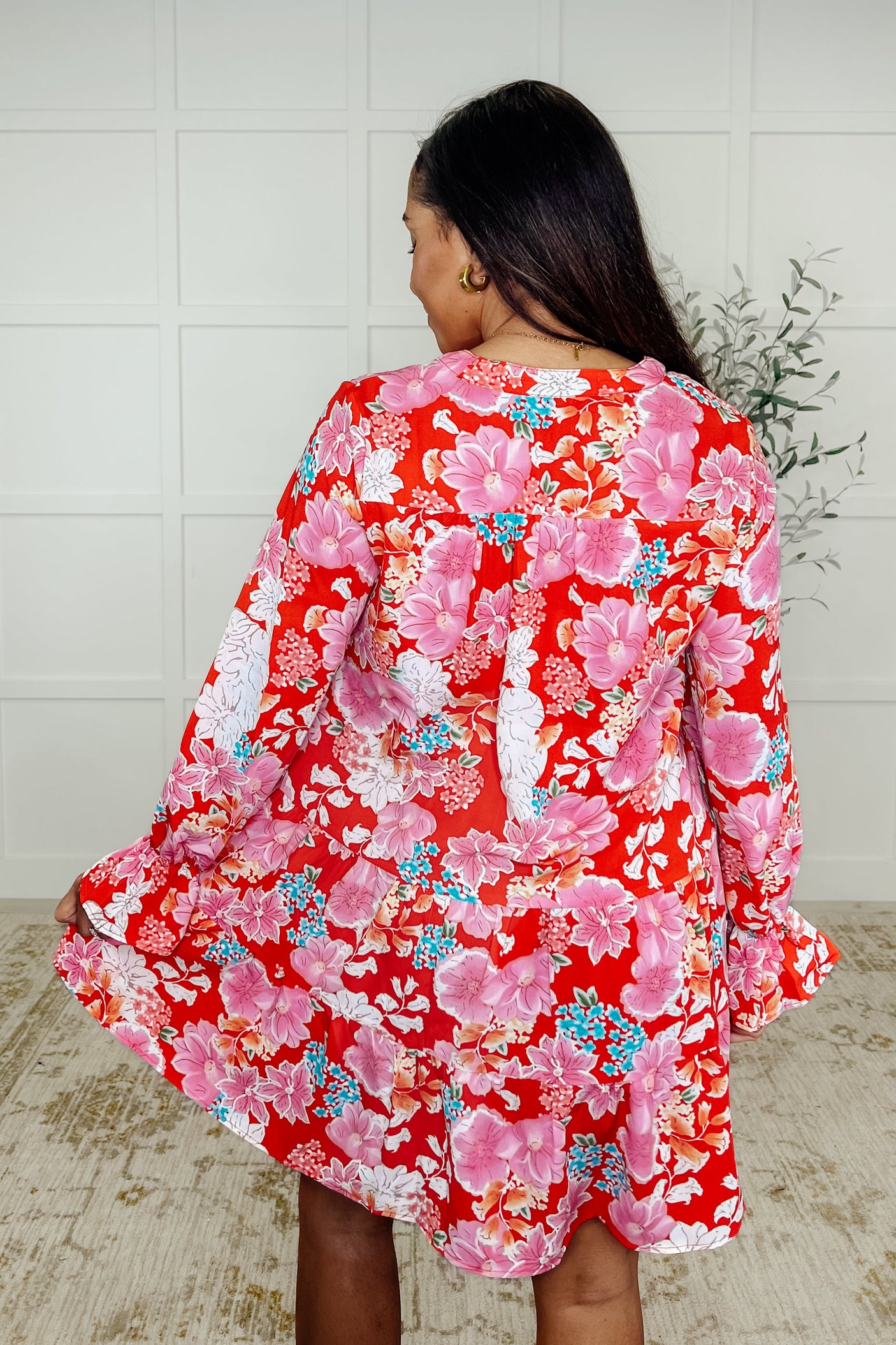 Vestido estampado "Espera por más"