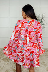 Vestido estampado "Espera por más"