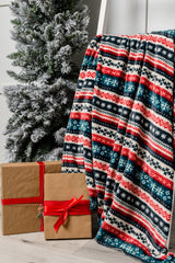 Holiday Fleece Blanket in Sweater Knit - Liarian Unlimited Boutique