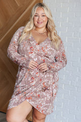 Honey Do I Ever Faux Wrap Dress in Taupe - Liarian Unlimited Boutique