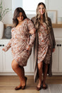 Honey Do I Ever Faux Wrap Dress in Taupe - Liarian Unlimited Boutique