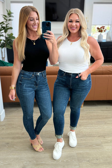 Cora High Rise Control Top Skinny Jeans - Liarian Unlimited Boutique